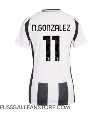 Juventus Nicolas Gonzalez #11 Replik Heimtrikot Damen 2024-25 Kurzarm